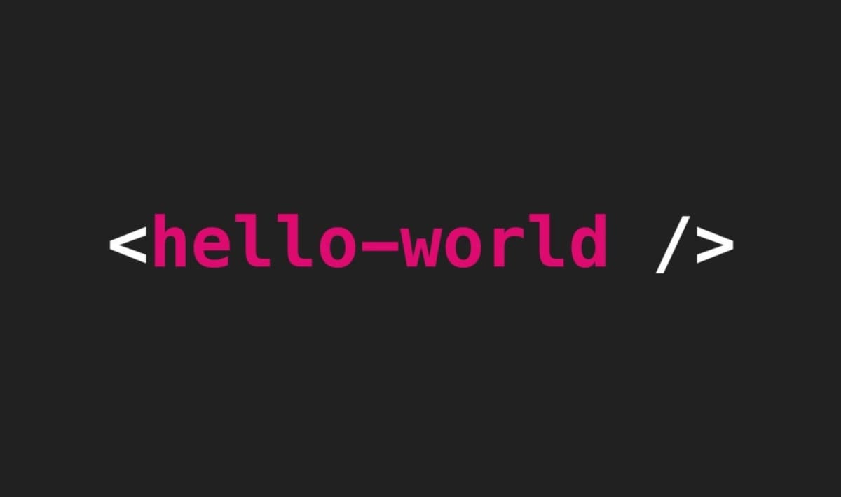 Hello world! banner