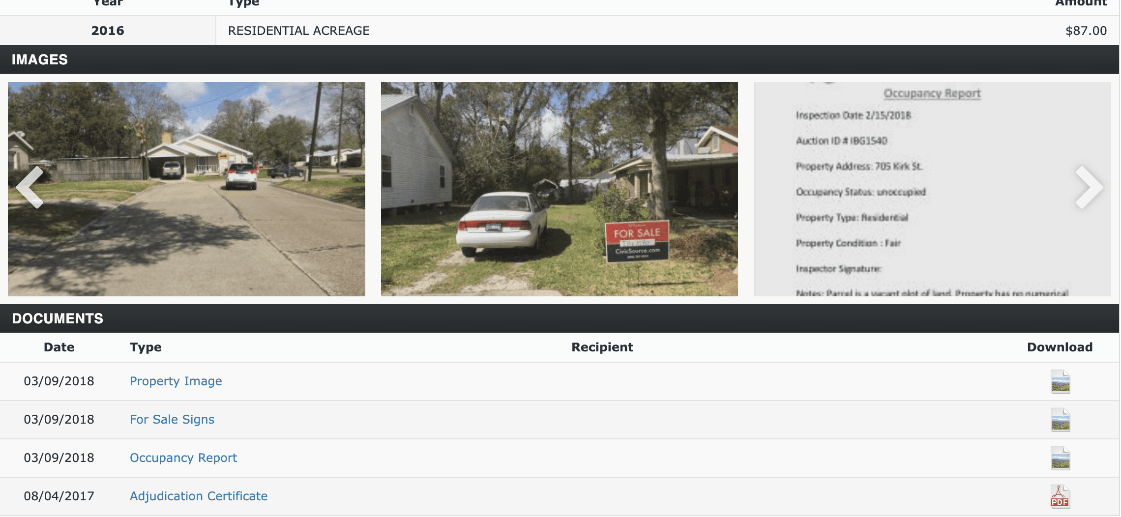 CivicSource Auctioneer gallery component