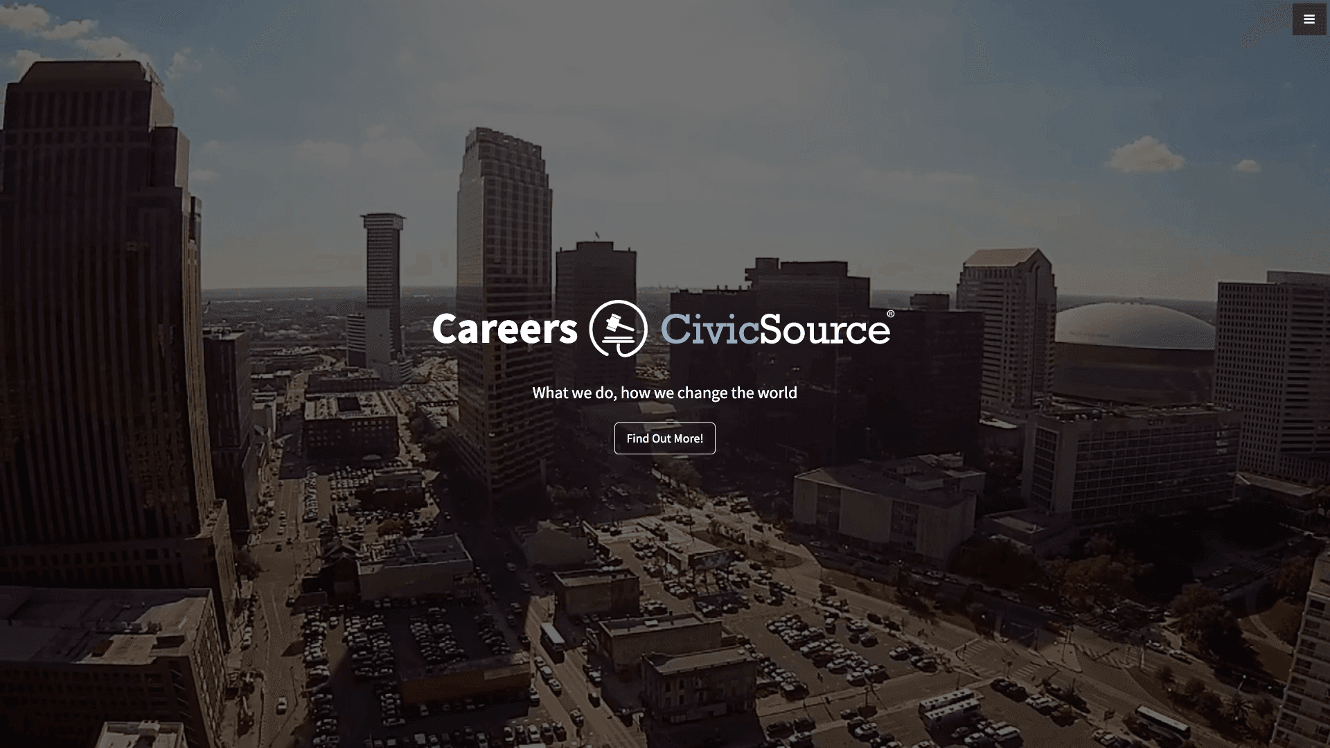 CivicSource Careers homepage